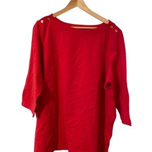Jessica London 3/4 length sleeve top
